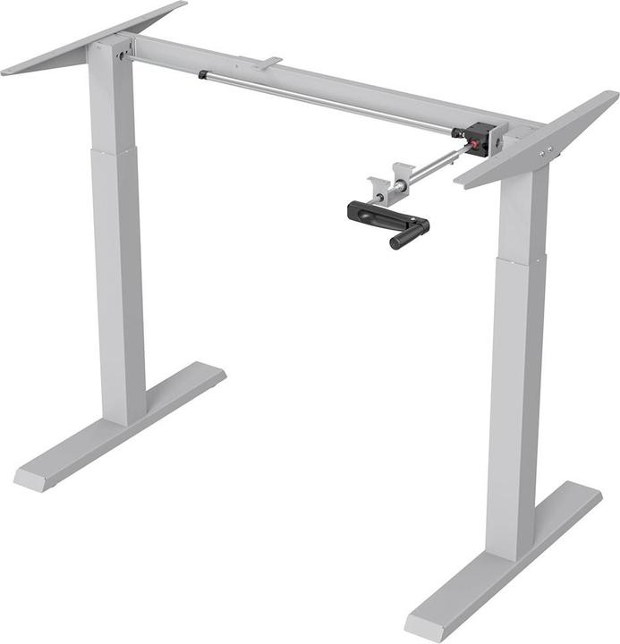 Actual product image Ergo Office Sit-stand desk Desk frame Manual height-adjustable office desk max. 123cm Ergonomic ti
