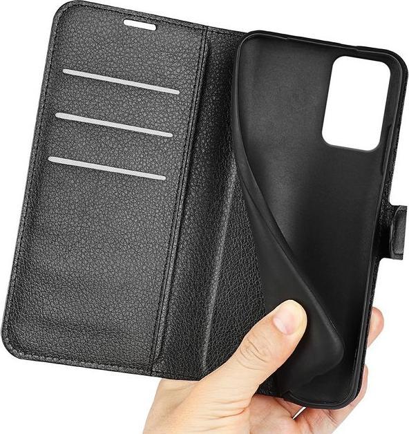Produktbild MU Classic Litchi Leder Bookcover Series (Motorola Moto G85)