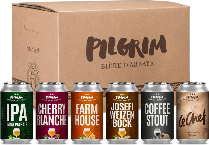 Pilgrim Miscela di birre artigianali (12 x 33 cl)