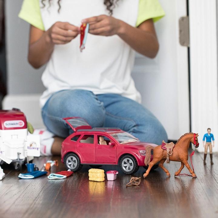 Produktbild Schleich Abenteuer mit Auto und Pferdeanhänger