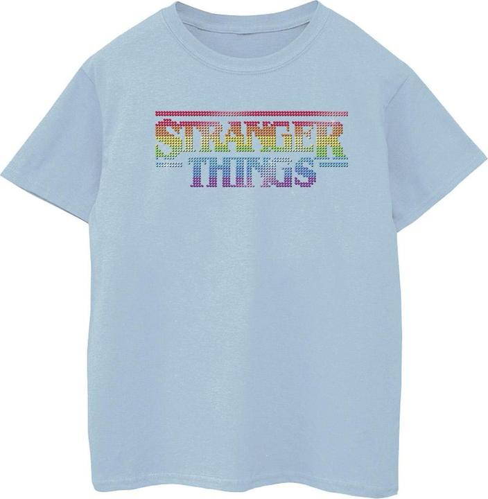 Netflix Stranger Things Rainbow Dot Logo TShirt Mädchen