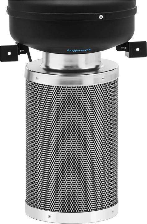 Produktbild Hillvert Abluftset Aktivkohlefilter, Rohrventilator, Abluftschlauch Ø 130 mm Auslass