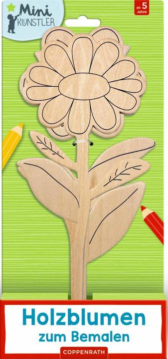 Immagine prodotto Fiori di legno da dipingere