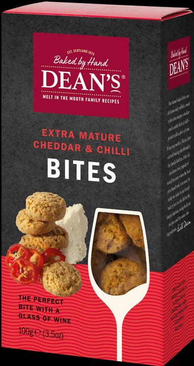Produktbild Dean's Shortbread Cheddar & Chili Bites (100 g)