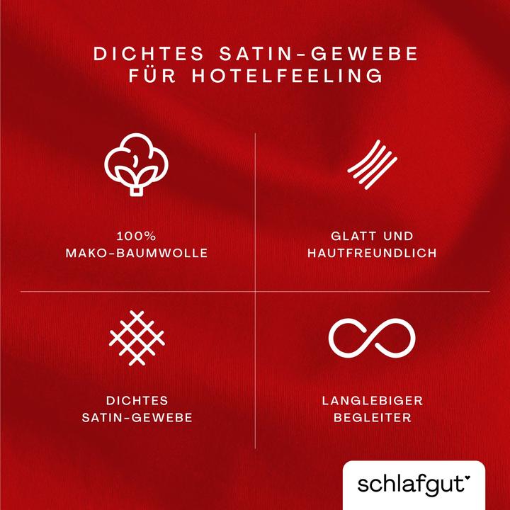 Image du produit schlafgut Woven Satin (Housse de couette, 140 x 200 cm)