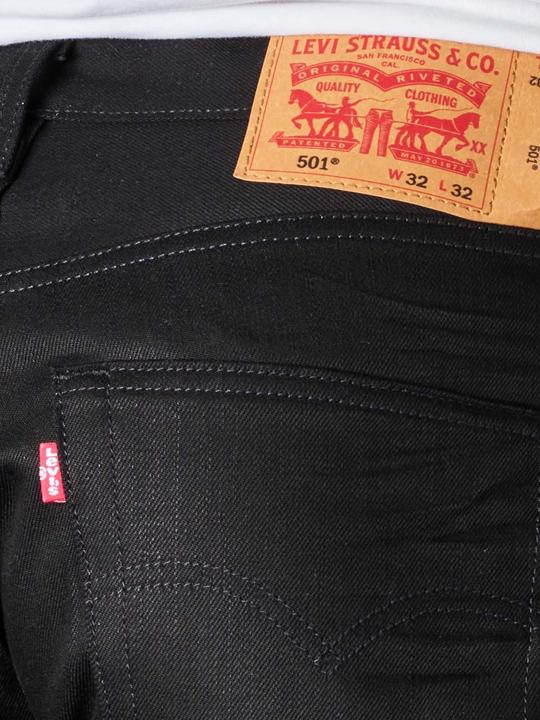 Actual product image Levis 501 jeans polished black (W30/L30)