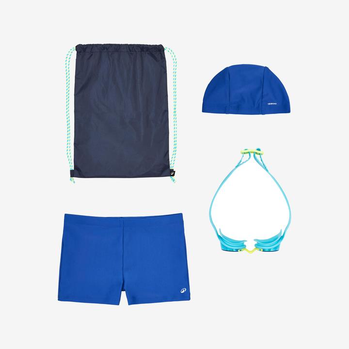 Immagine prodotto Nabaiji Boys’ swimming kit - 100 Blue (12, 13, 14)