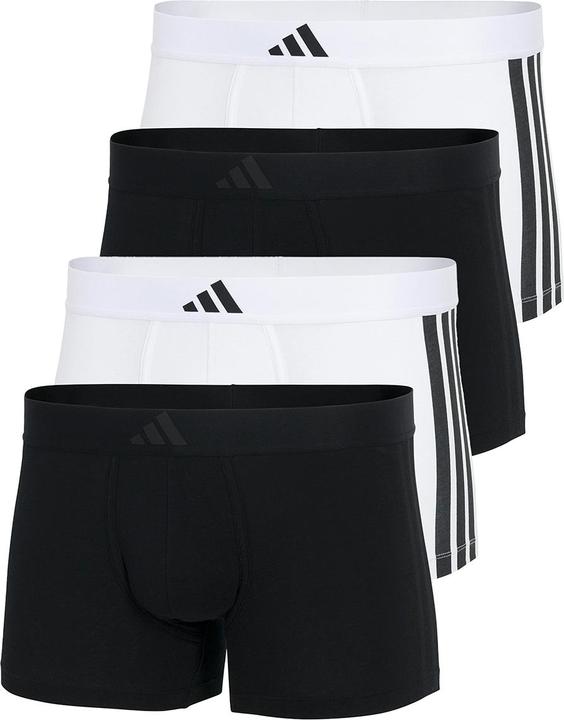 Produktbild adidas 4er Pack Active Flex Cotton 3 Stripes Retro Short / Pant (L, 4er Pack)