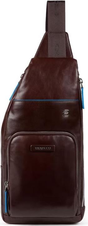 Piquadro Blue Square Mono Schlinge Mahagoni