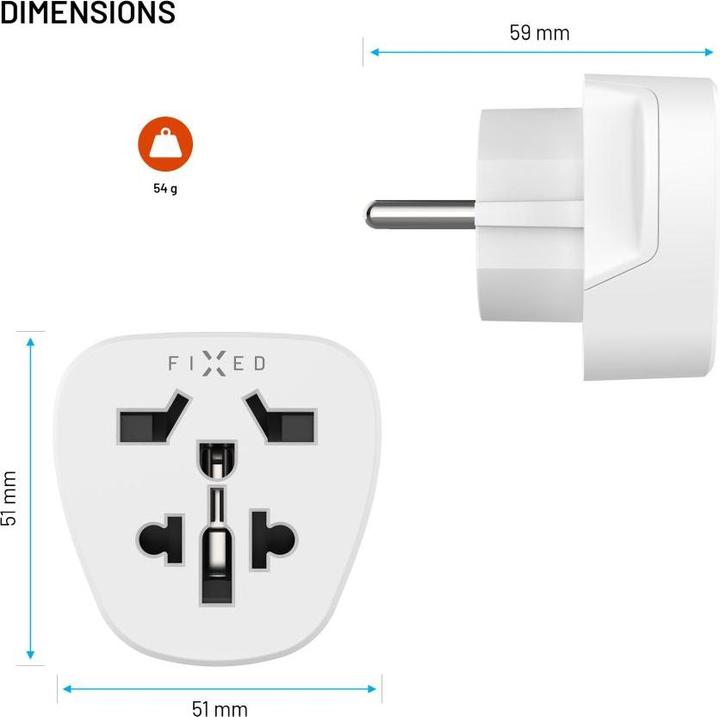 Produktbild Fixed EU Adapter