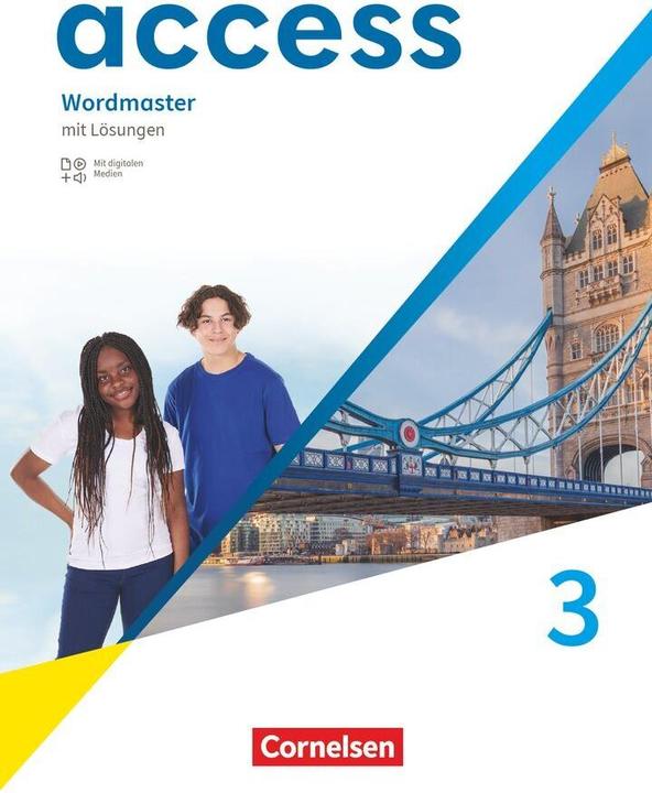 Actual product image Access, Allgemeine Ausgabe 2022, Band 3: 7. Schuljahr, Wordmaster, Mit Lösungen (German, Jon Wright, 2024)