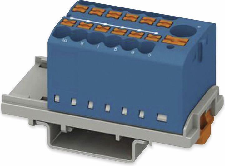 Actual product image Phoenix Contact Distributor block PTFIX6/12X2,5-NS35BU