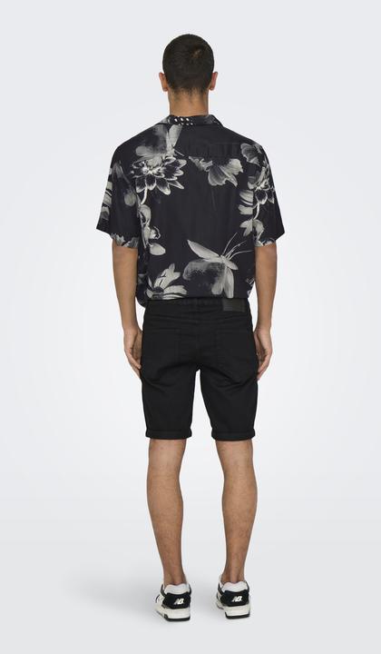 Produktbild Only & Sons Onsply Jog Blk 0280 Pim Dnm Shorts Noos (XXL)