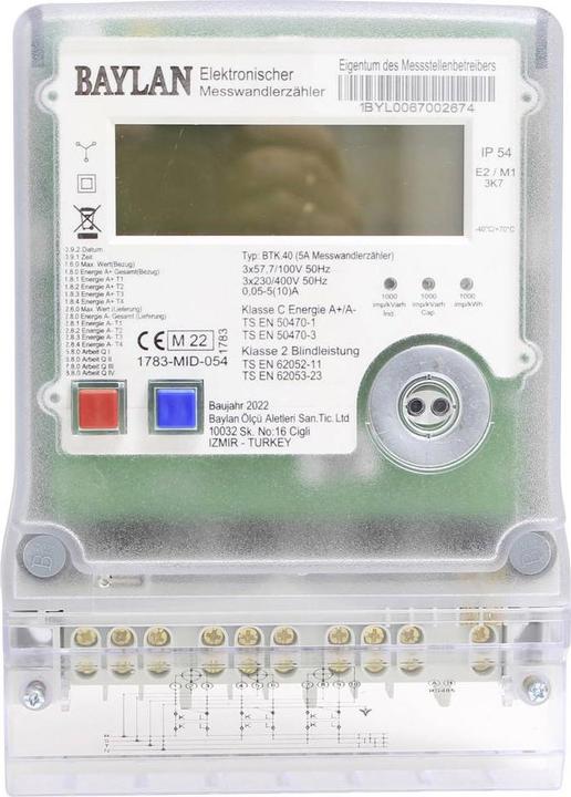 Produktbild Counttec Elektronischer Messwandlerzähler für das Zählerkreuz