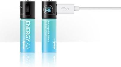 Image du produit Sponge Piles Energy AA 1000mAh (1 pcs, AA, 1000 mAh)