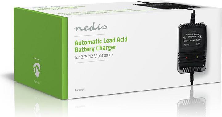 Actual product image Nedis Lead-acid charger - 2/6/12 V - Fully automatic charger - Voltage selector switch - Polarity reversal (1 pcs., Chargers without battery)