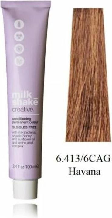 Produktbild Milk_Shake Vopsea permanenta Creative 6.4136CAG, Blond Inchis Havana, 100ml (6.4136CAG, Blond Inchis Havana)