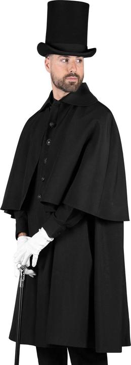 Produktbild Thetru Herren Kutschermantel, schwarz (L)