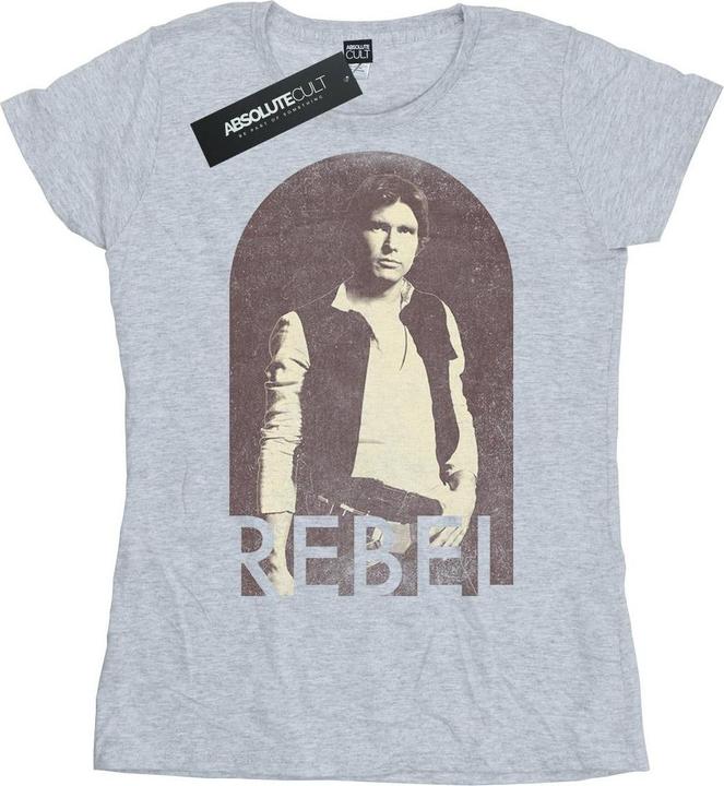 Immagine prodotto Star Wars Han Solo Rebel Maglietta Donna (S)