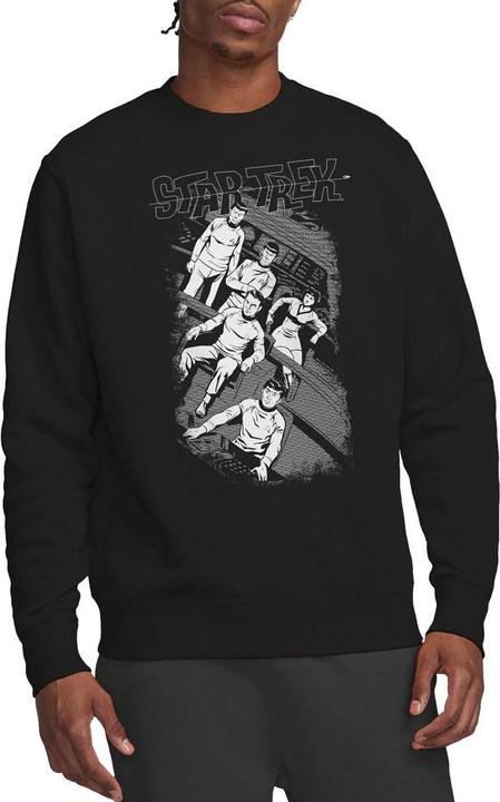 Actual product image Unisex Adult Tilted Bridge Retro Sweatshirt (M)
