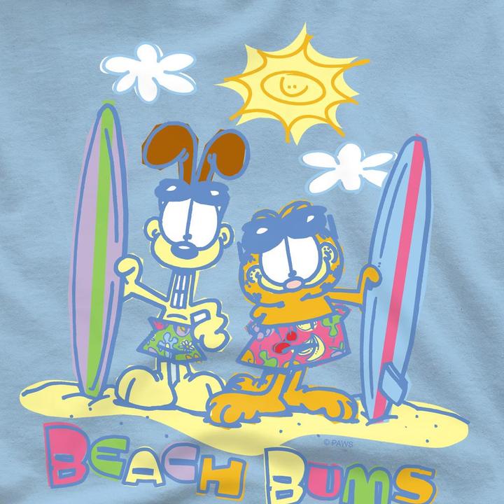 Actual product image Garfield Mens Beach Bums T-Shirt (XXL)