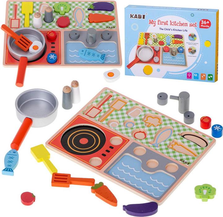 Immagine prodotto Ikonka Piatto da cucina per bambini con tagliere