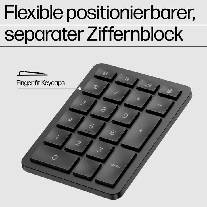 Actual product image HP 965 BLK Ergonomic Wireless Keyboard (DE, Wireless)