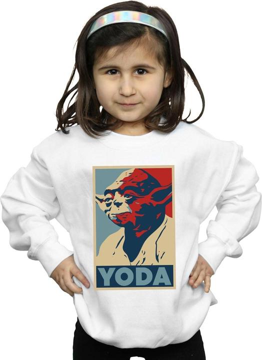Produktbild Star Wars Yoda Poster Sweatshirt Mädchen (116)
