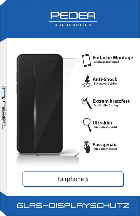 Image du produit Pedea Verre de protection d'écran (1 pièce(s), Fairphone 5)