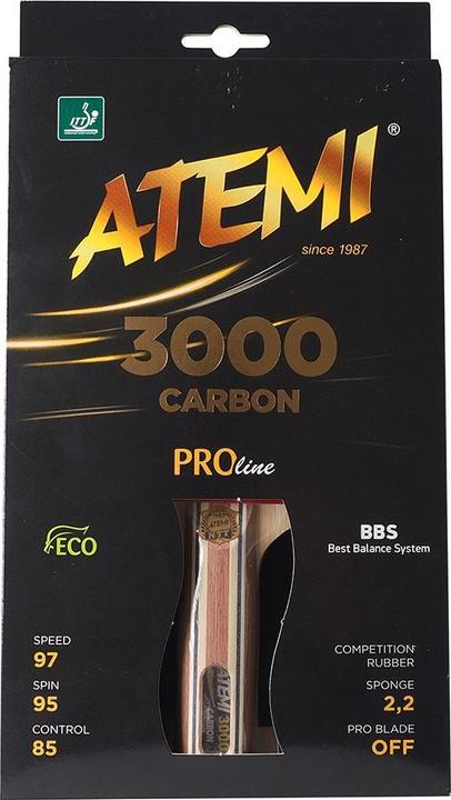 Produktbild Atemi Tischtennisschläger New 3000 Pro anatomisch