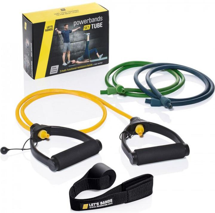 Actual product image Let's Bands Tube set (1.20 m, Easy, Medium, Strong)