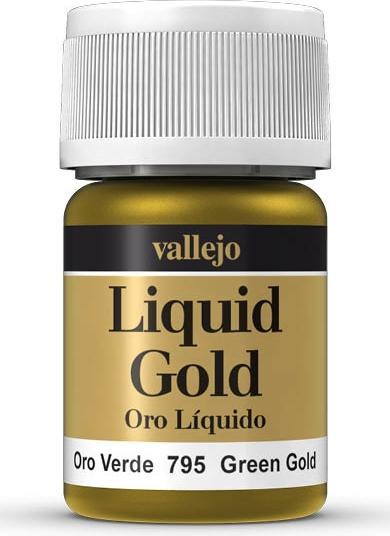 Actual product image Vallejo Liquid Gold - Green Gold (70.795)