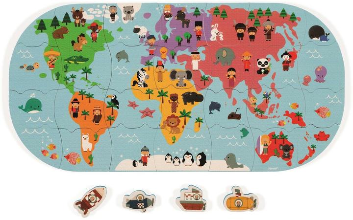 Produktbild Janod Puzzle Karte