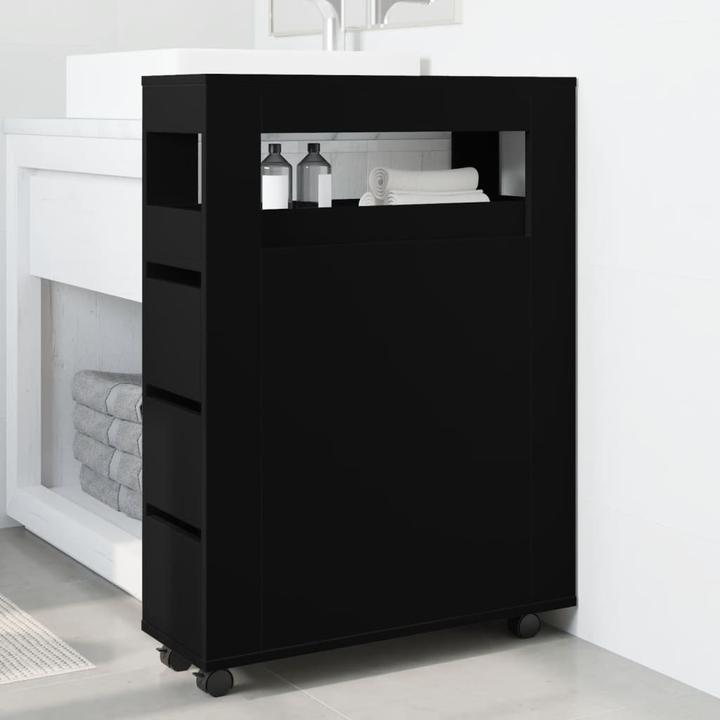 Immagine prodotto VidaXL Mobile bagno stretto con rotelle