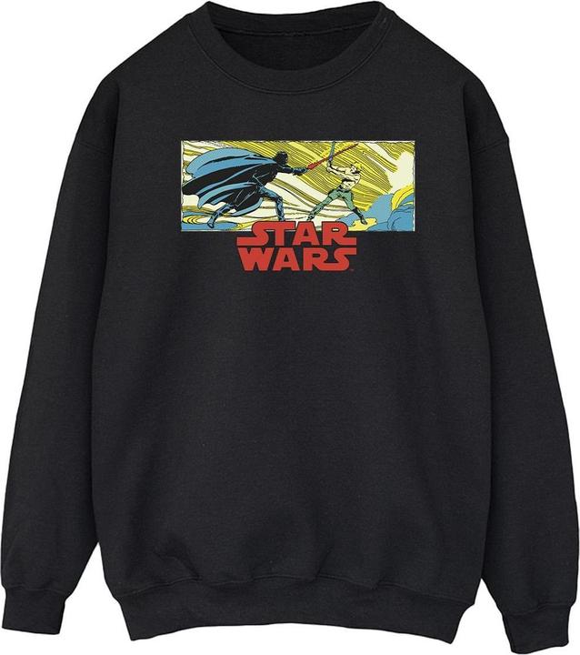 Star Wars Comic Strip Luke And Vader Sweatshirt (L)