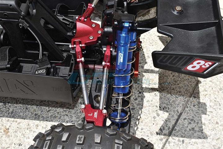 Immagine prodotto GPM Ammortizzatore Alum. Ammortizzatore Piggy Back a forma di L 187 mm posteriore nero ARRMA Kraton