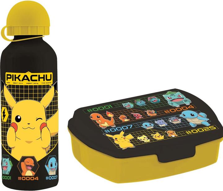 Actual product image Kids Licensing Lunch Box and Water Bottle Pokemon