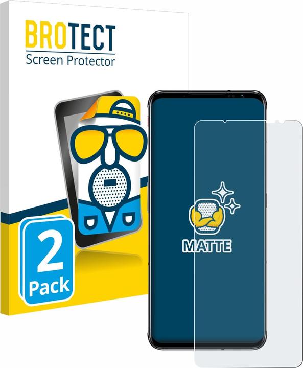Produktbild BROTECT Entspiegelungsfolie Displayschutz Displayschutzfolie Folie Matt (2 Stück, ZTE Nubia Red Magic 6 Pro)