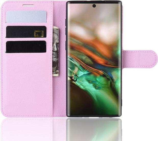 Actual product image MU Classic Litchi Leather Bookcover Series (Samsung Galaxy Note 10)