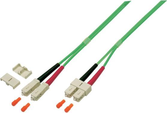 Immagine prodotto EFB Elektronik Ponticello duplex SC-SC 50/125µ, OM5, LSZH, verde lime, 3,0 mm, 15 m (S/STP, CAT6, 15 m)