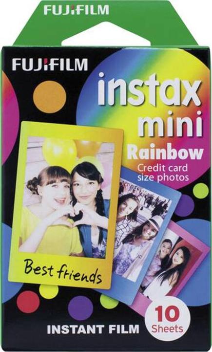 Actual product image Fujifilm Instax Color Mini Rainbow (Instax Mini)