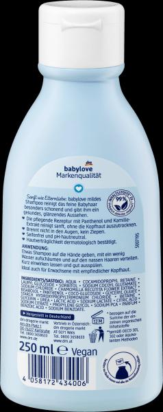 Produktbild dm babylove Mildes Shampoo Sensitive