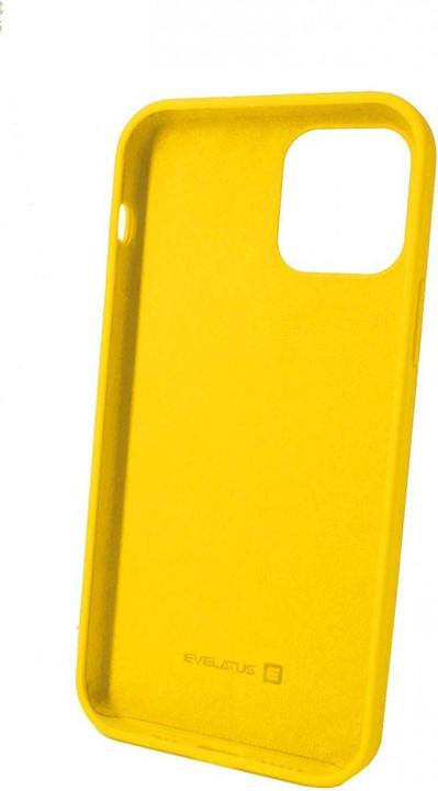 Actual product image Evelatus Apple iPhone 12/12 Pro Soft Case with bottom Lemon Geltona (Apple iPhone 12, Apple iPhone 12 Pro)