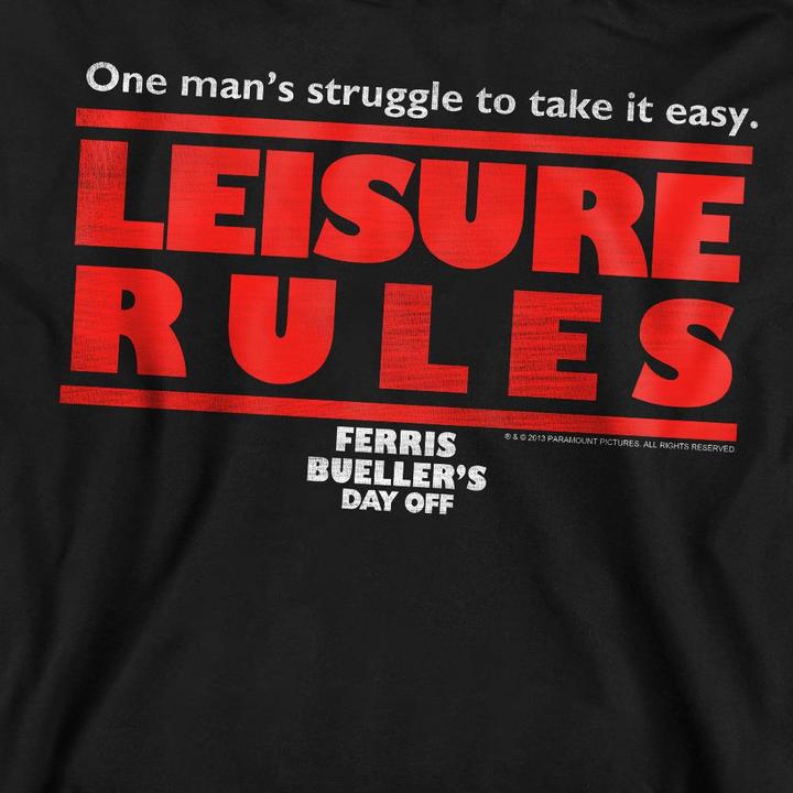 Produktbild Ferris Bueller´s Day Off Ferris Bueller's Day Off Leisure Rules Sweatshirt (M)