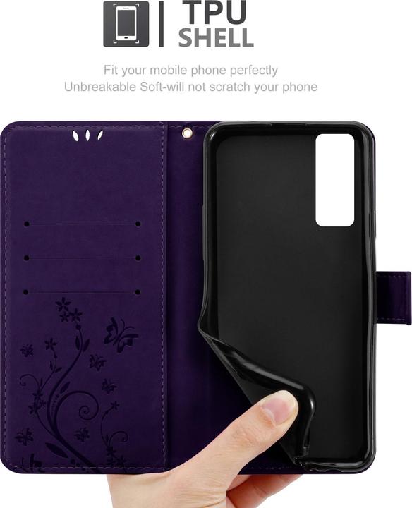 Immagine prodotto Cadorabo Copertina del libro a fiori (Vivo Y72 5G, Vivo Y52s 5G)