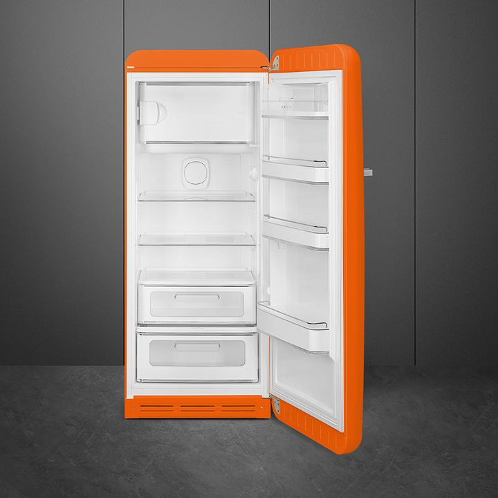 Actual product image Smeg FAB28ROR6 Kühlschrank Rechtsanschlag Orange 50's Style, 2025 Modell, EEK: C (270 l)