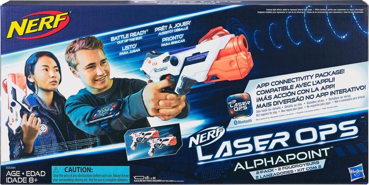 Actual product image Nerf Laser Ops AlphaPoint 2-pack