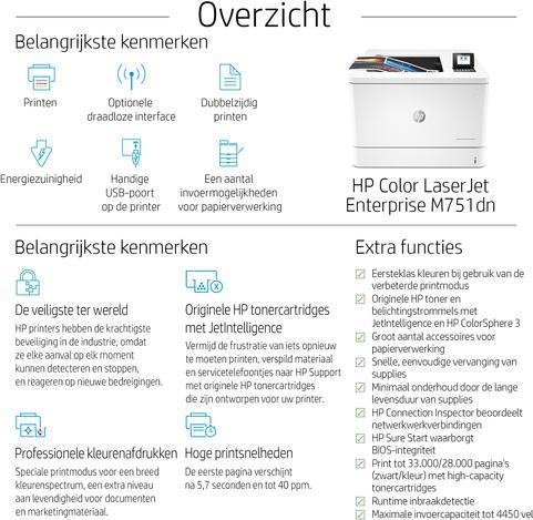 Produktbild HP M751dn Color LaserJet Enterprise (Laser, Farbe)