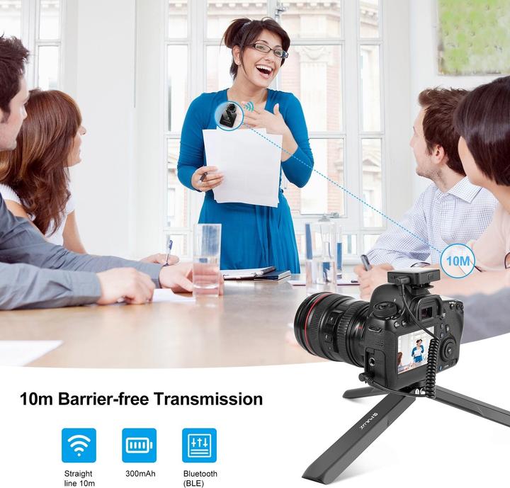 Immagine prodotto Puluz Wireless Lavalier Microphone 1 TX + 1 RX