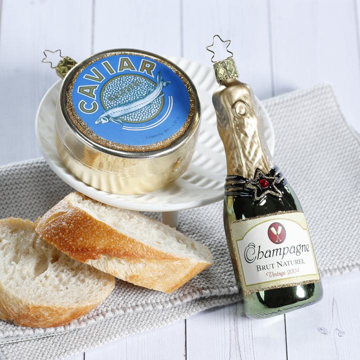 Actual product image Inge’s Glas Christmas Decor Caviar Christmas bauble (1 -part)
